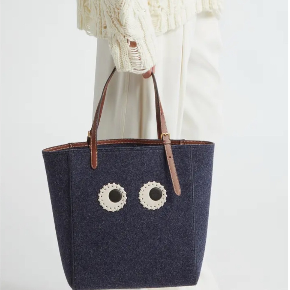 Small Eyes Wool Tote